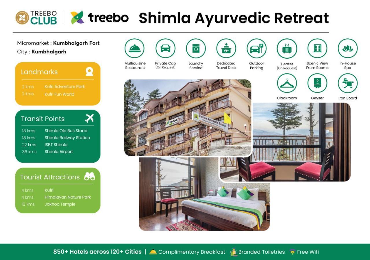 Treebo Shimla Ayurvedic Retreat Kufri Hotel Kültér fotó
